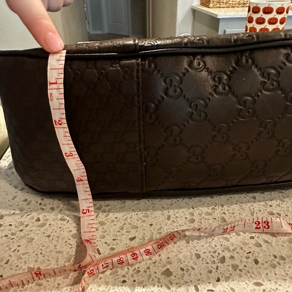 Vintage Gucci Brown Leather Shoulder hobo Bag - Picture 10 of 16